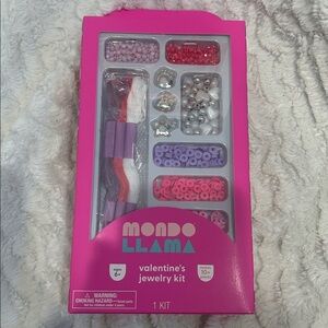 Jewelry Kit friendship charm bracelet pink/purple/silver bundle of 4 new in box